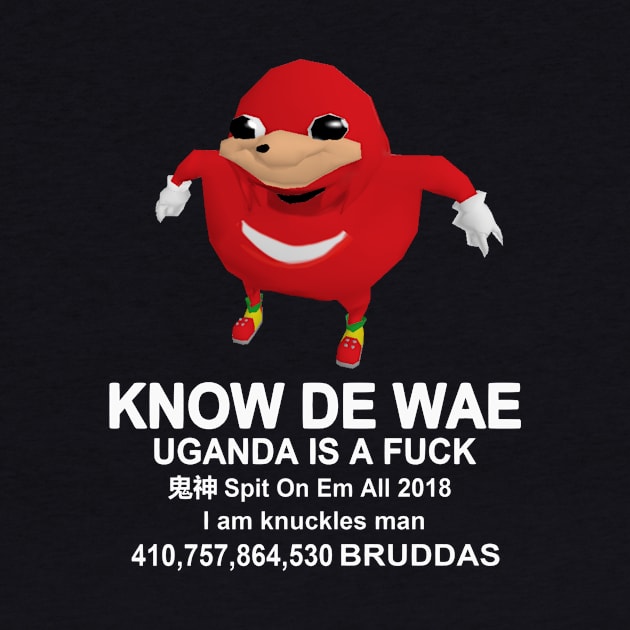 born to know de wae white text by Amacha